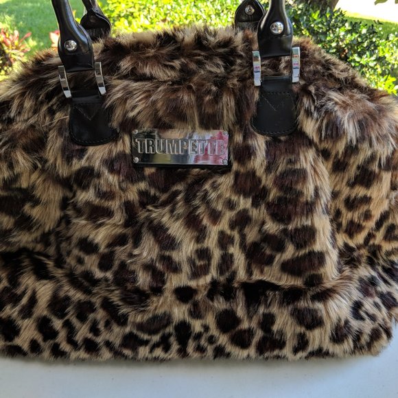 Trumpette Other - Trumpette Faux Fur Diaper Bag XL